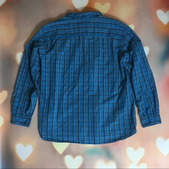 Columbia | Blue Plaid Button Down Shirt - Picture 7 of 9